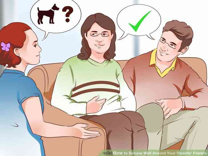 Image intitulée à Bien se Comporter Autour de Vos Amis des Parents de l